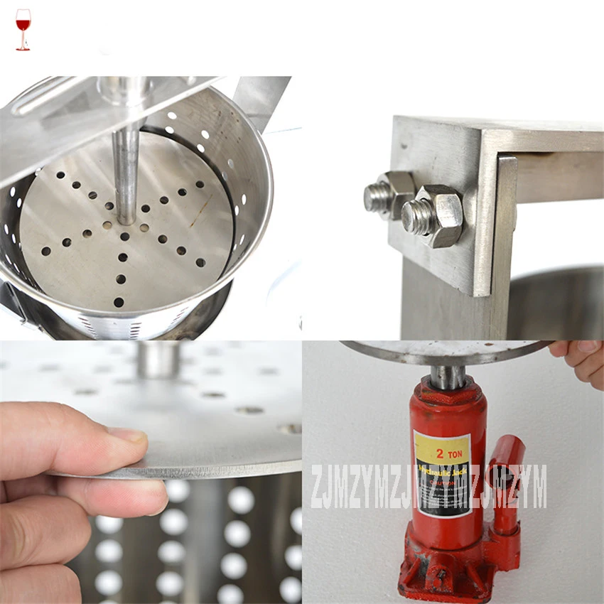 

304 Stainless Steel Press Machine Fermentation Residue Pressing On Hollow Barrel Grape Wine Marc Saperate Machine (Medium type)