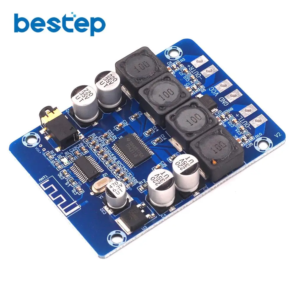 XH-M314 TPA3118 2x45 Вт 12 В 24 в стерео аудио Bluetooth цифровой усилитель мощности плата усилитель