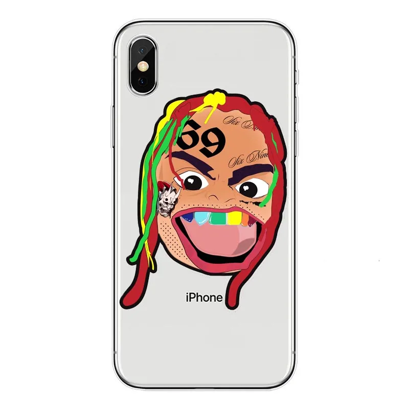 Хип хоп рэппер Tekashi 69 6ix9ine тонкий силиконовый мягкий ТПУ чехол для телефона iPhoneX 8