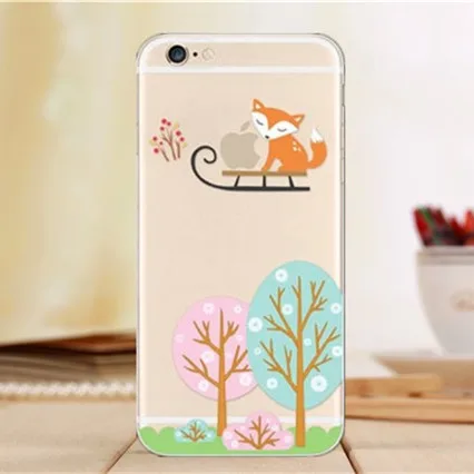 Free shipping cute ultra thin transparent painting cover soft TPU silicone case for apple iphone 5 5s lovely pouch 12 colors |