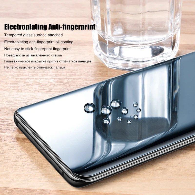 10D UV жидкое изогнутое закаленное стекло с полным покрытием клея для Oneplus 7 8 Pro 7pro One