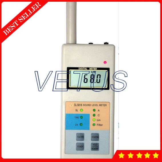 Цифровой измеритель уровня звука цена с детектором децибела 40-130 дБ | Инструменты