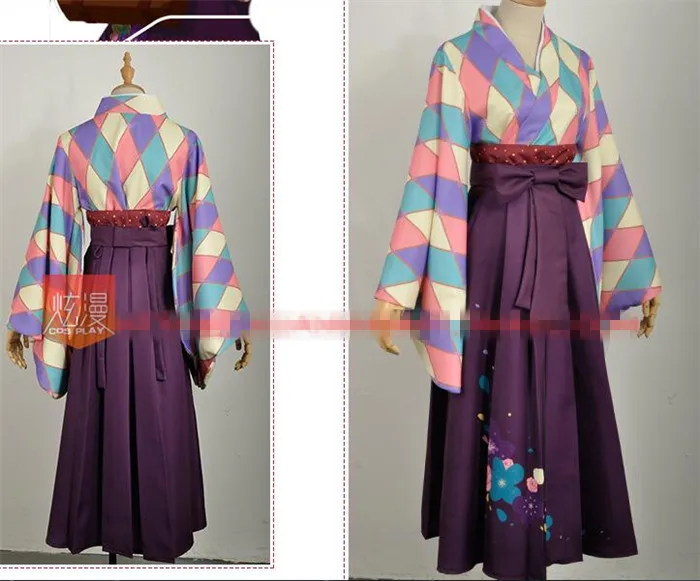 Love live Нодзоми тодзё Taisho кимоно unawakening Косплей Костюм Хэллоуин аниме платье