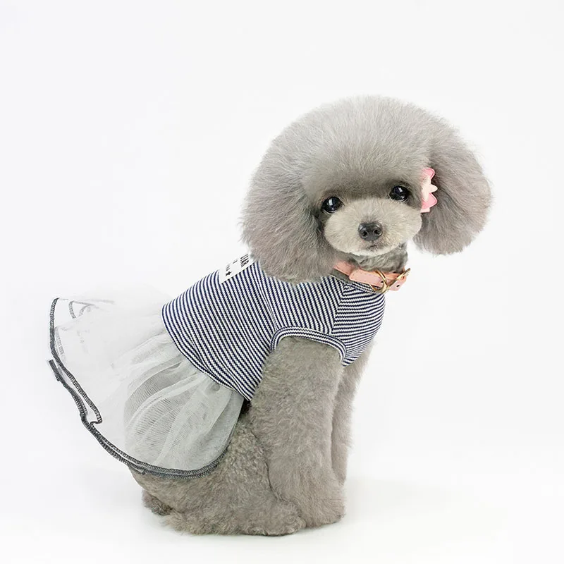 Новинка 2019 одежда для домашних животных летнее платье маленьких собак и кошек