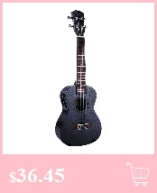 Гавайские гитары укулеле черный 21 дюймов 4 струны Ukelele дешевые Гавайи мини гитара из красного дерева