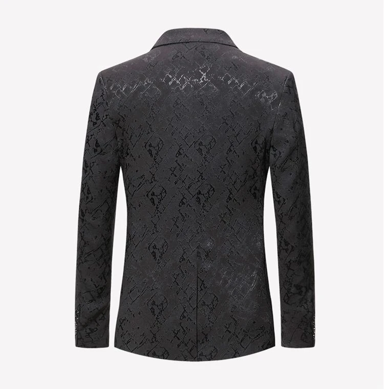 Mogu мужская печатных Повседневное блейзер высокое качество мужские Slim Fit Куртка Весна Мода Две кнопки закрытия плюс Размеры пальто 5XL 6XL