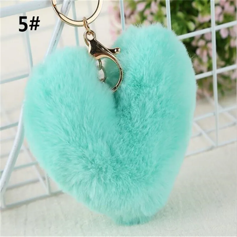 Женское кольцо для ключей в форме сердца