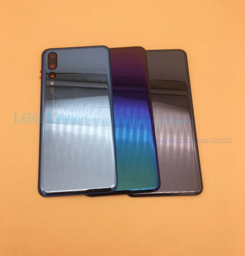 Задняя крышка из закаленного стекла для Huawei P20 Lite PRO P 20 задняя аккумулятора корпус