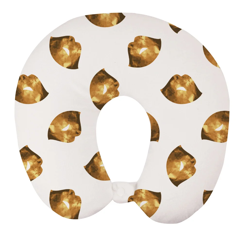 Подушка с рисунком мультфильм декоративная u образная дорожная защитная подушка