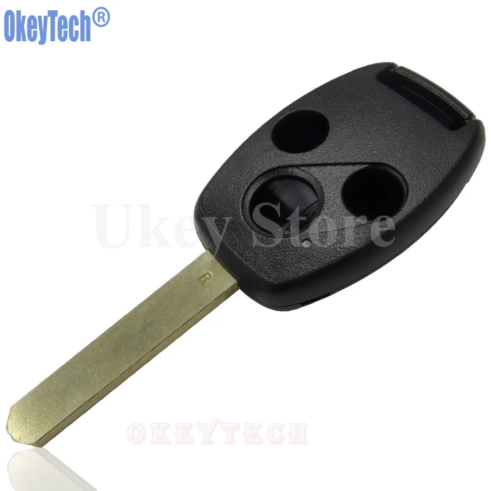 Чехол для ключей OkeyTech запасной чехол Honda Cr V Civic Insight Ridgeline 2003 2008 2009 Accord 3 кнопки|fob