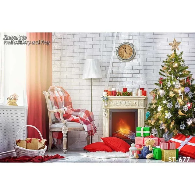 

7X5ft vinyl photography Christmas backgrounds Computer Printed children Photography backdrops for Photo studio