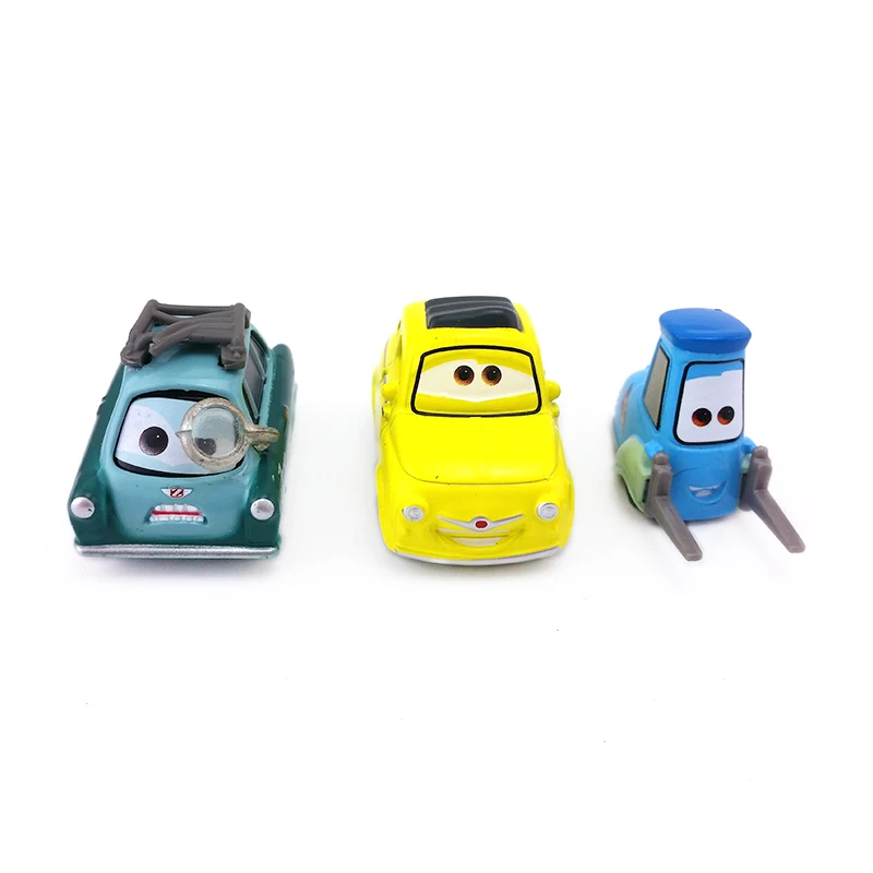Disney Pixar Тачки 2 Luigi Guido профессора Z металл литья под давлением игрушечный