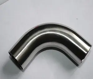 45 мм OD 304 Нержавеющая сталь санитарная Сварка 90 градусов колено труба Стыковая труба фитинг прямая длина трубы 20 мм