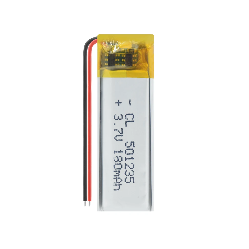 1/2/4 шт 3,7 V 501235 Перезаряжаемые литий-ионный полимерный аккумулятор 180mAh литий-полимерный литий-ионные батареи для MP3 MP4 плеер bluetooth устройства