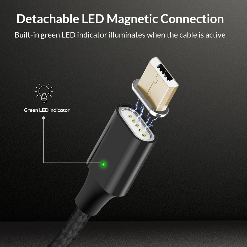 ELFMIC Micro usb удлинитель 2.4A Быстрый кабель синхронизации данных и зарядки для Samsung