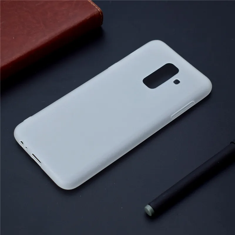 A6 карамельный силиконовый чехол для Fundas samsung Galaxy A6 Plus чехол s on для samsung A 6 A6Plus тонкий, из ТПУ, мягкий чехол для телефона