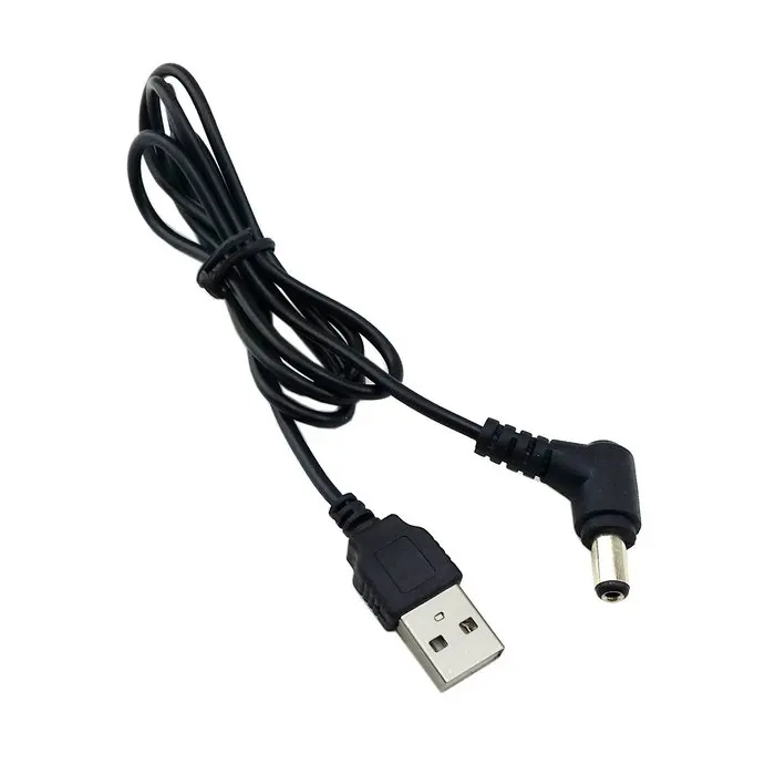Переходник USB 2 0 типа А папа на прямой и правый угол 90 градусов 5 5x2 мм в постоянного