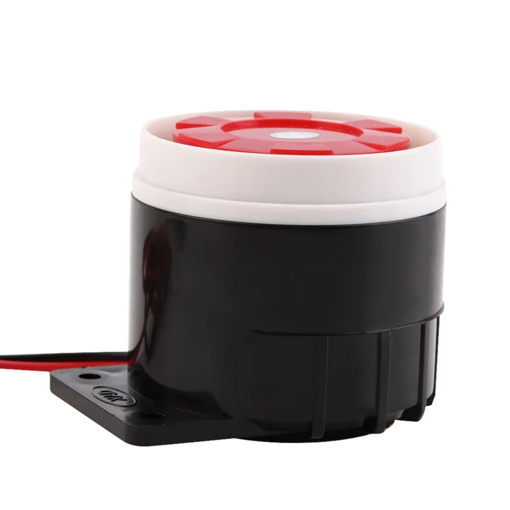 12 В постоянного тока Проводная Мини сигнализация стробоскоп звуковая сирена для