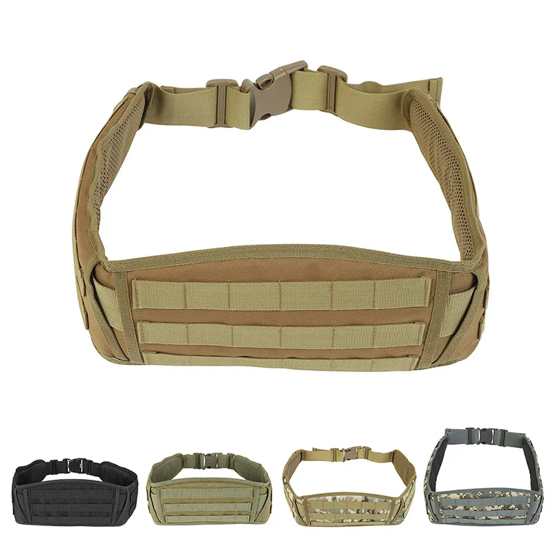 (Тактический) Molle поясной ремень двойного назначения практичные разборные мягкий