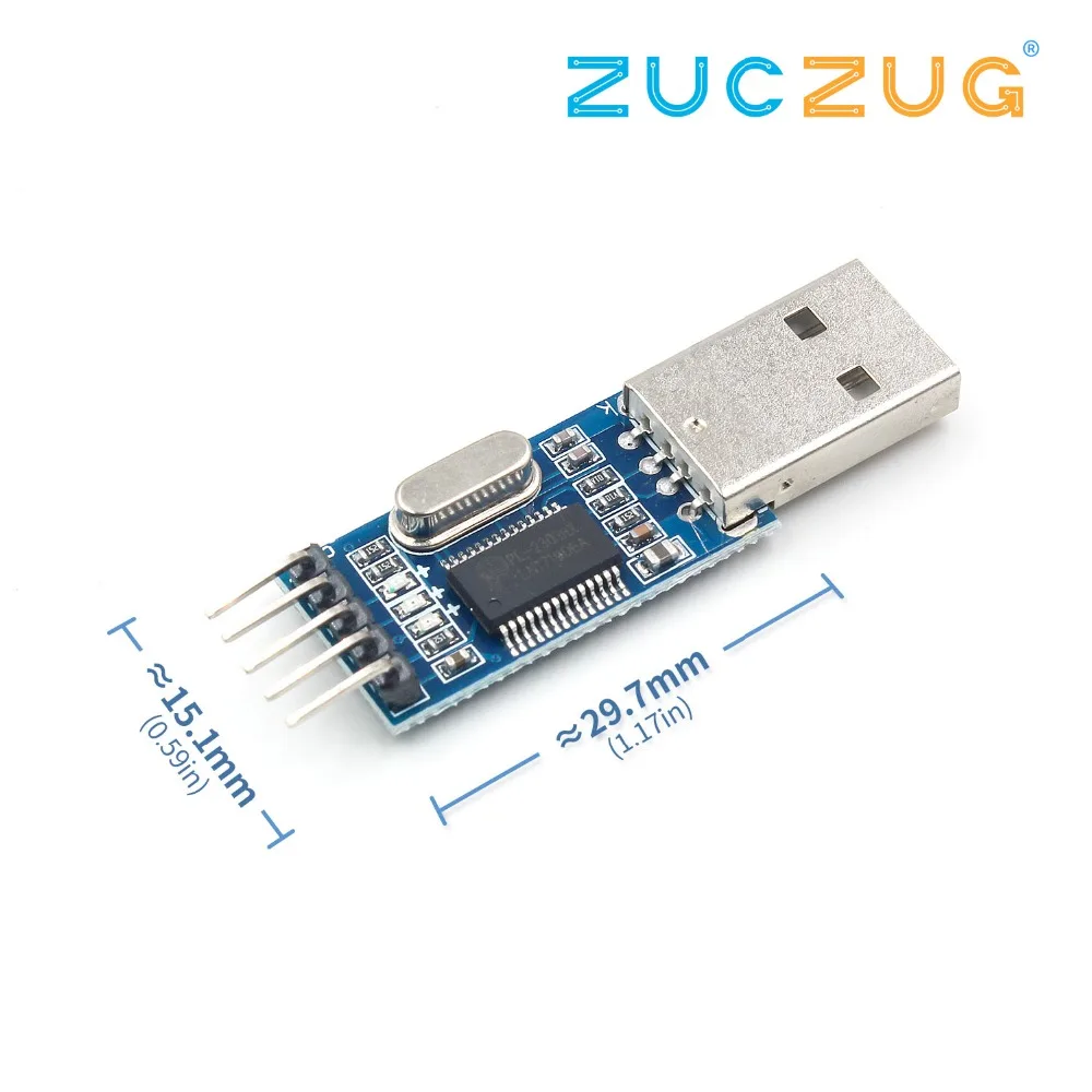 PL2303 USB в RS232 TTL конвертер адаптер Модуль|Интегральные схемы| |