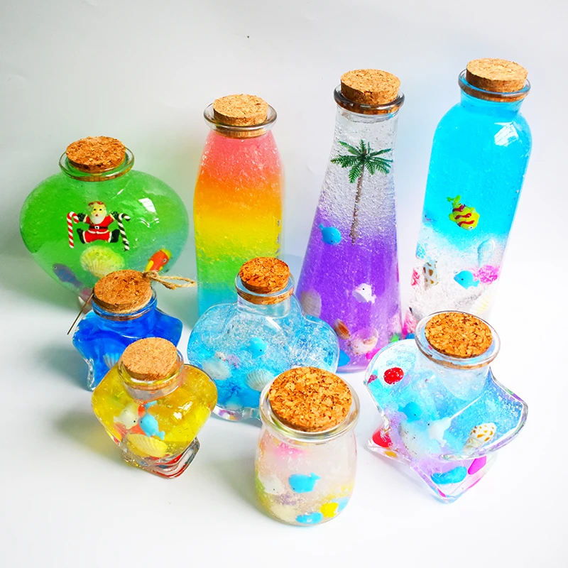 DIY Набор растущих водяных шаров с мини орнаментом детские игрушки бутылки
