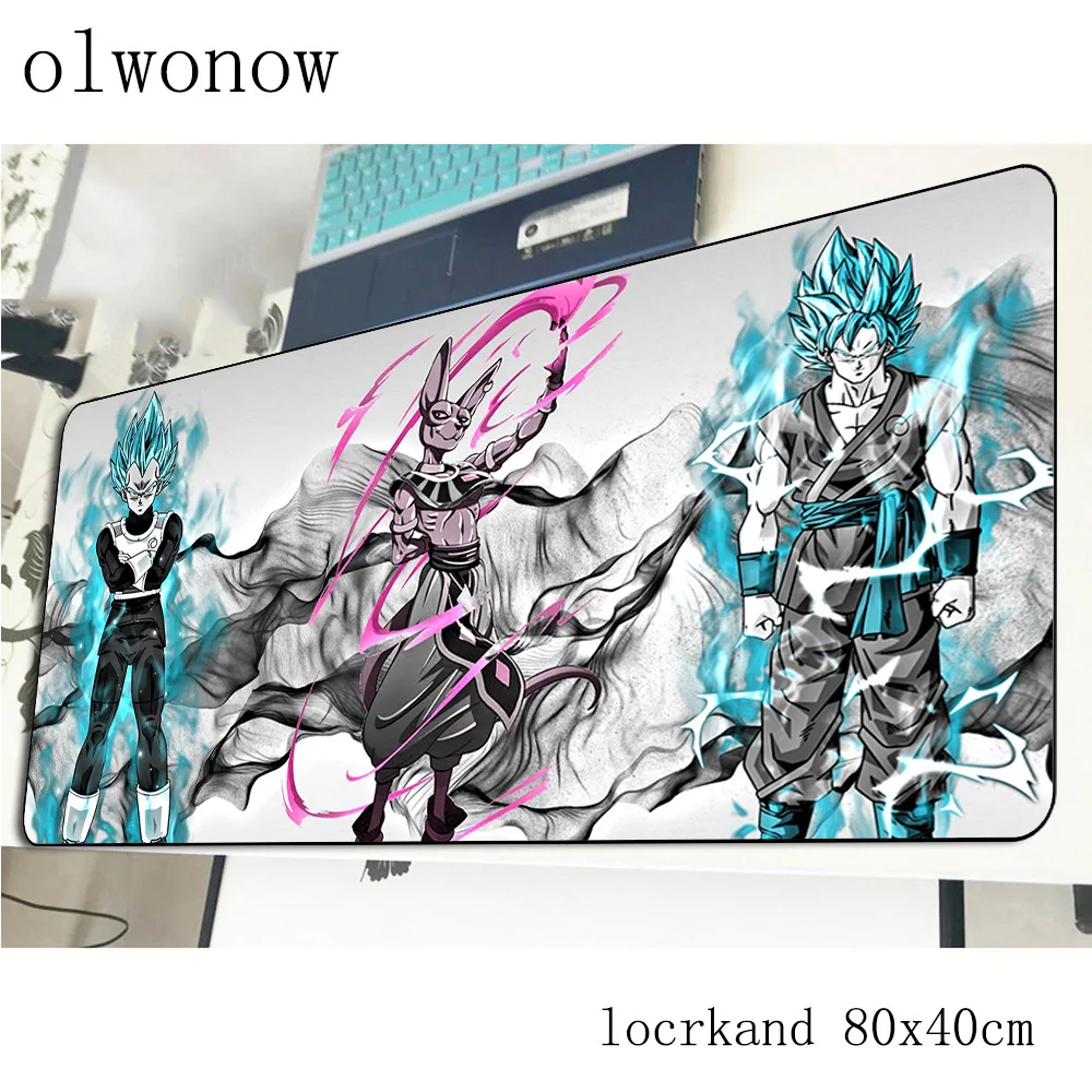 Коврик для мыши Dragon Ball 800x400x3 мм объемный рисунок игровой коврик для мыши Коврик для геймера Популярная Игровая компьютерная настольная клавиатура со встроенной мышью игровые коврики