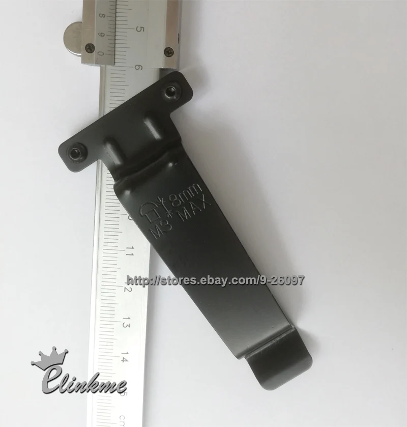 Клипса для ножа Kydex черная клипса сделай сам 1 57*3 48 (40 мм * 88 мм) | Обустройство дома