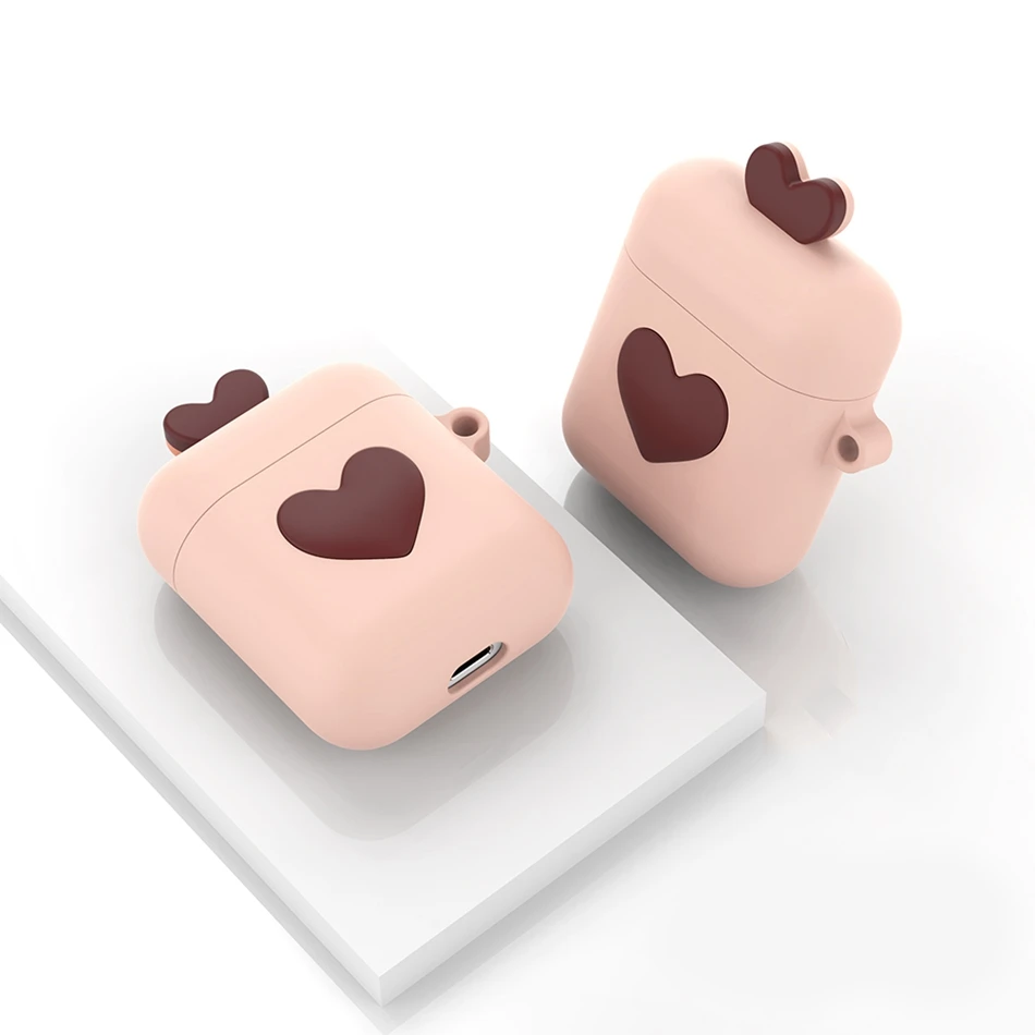 Чехол для наушников для Apple Airpods, силиконовый чехол, милые Мультяшные наушники, чехол для Air Pods, аксессуары для Air Pods, чехол для наушников