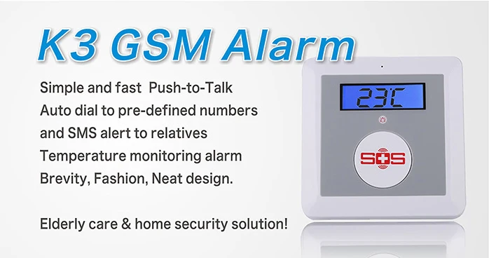 SmartYIBA Беспроводная GSM SMS сигнализация для пожилых людей, Аварийная панель для здравоохранения, SOS на запястье, тревожная кнопка, приложение, дистанционное управление