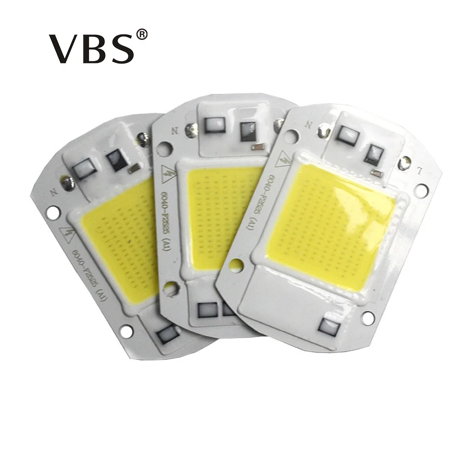 Супер яркий COB светодиодный чип светильник 220V 110V 20W 30W 50W чип, холодный и теплый свет для точечный светильник светодиодный прожектор светильник не нужен драйвер "сделай сам"