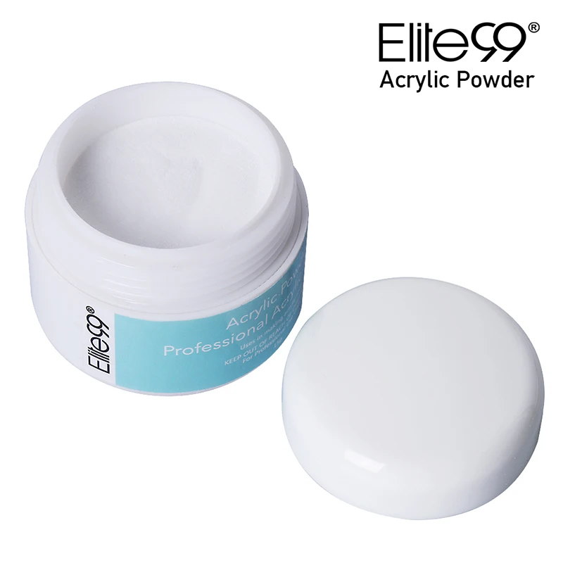 

Elite99 15g Acrylic Powder Clear Pink White Carving Crystal Polymer 3D Nail Art Tips Builder for Nails Art Decorations