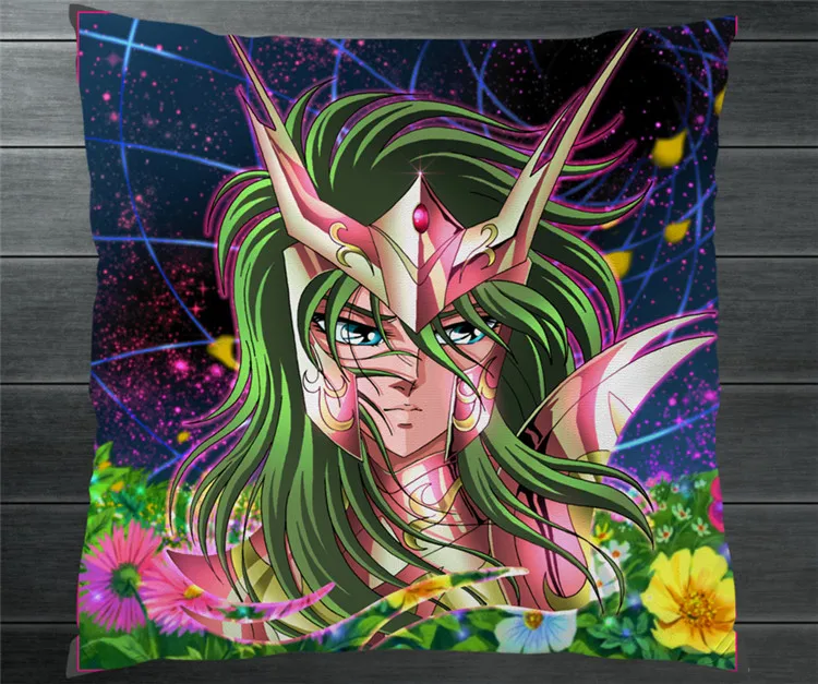 Зодиака Saint Seiya Рыцари Andromeda Shun Fanart 40*40 см двухсторонняя стандартная Обложка