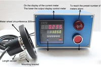electronic digital meter electronic encoder digital length counter meter wheel roll length measuring meter testing equipment