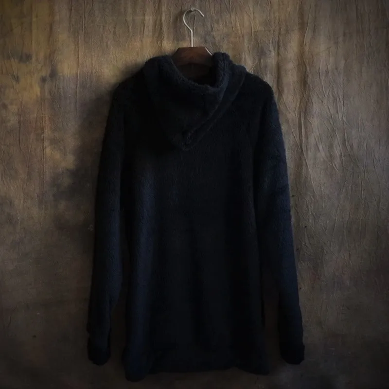 Свободный плюшевый кардиган уличная одежда спортивный костюм для мужчин