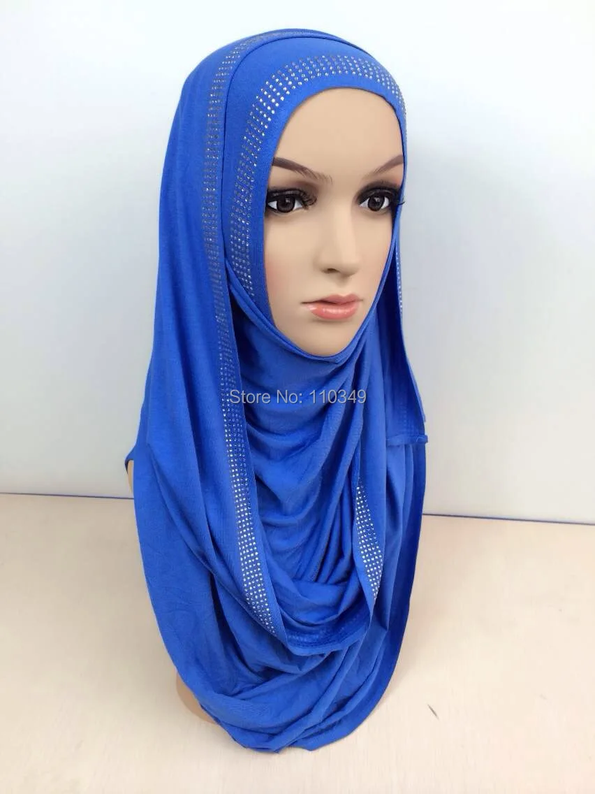 HW080 (12 шт./лот) смешанные цвета 2016 трикотажная хлопчатобумажная ткань длинный шарф