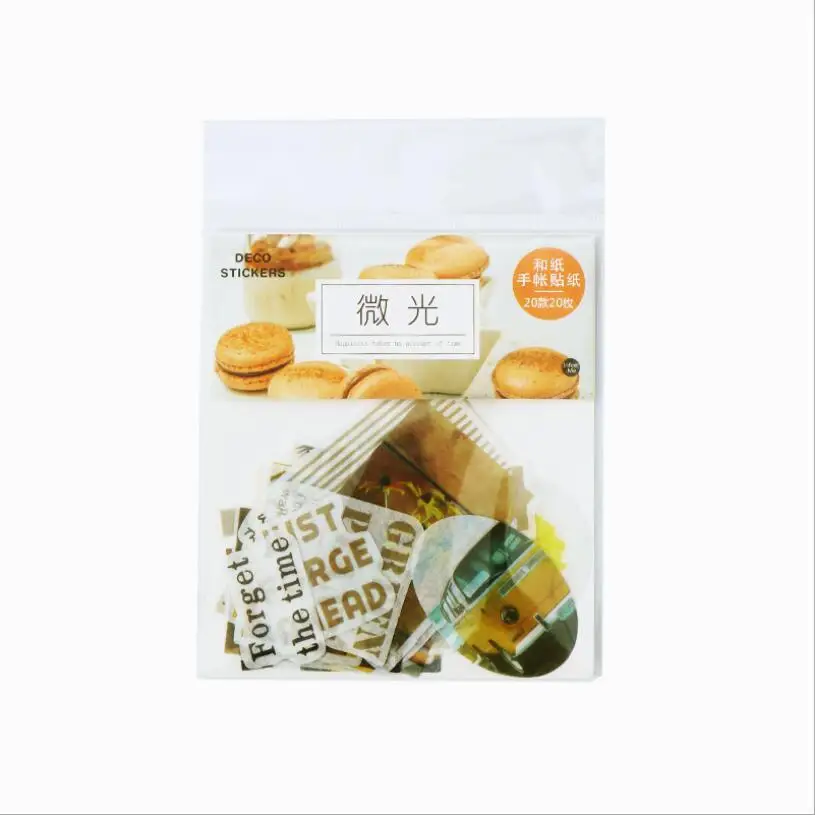 40 шт./пакет новинка винтажная натуральная жизнь мини Васи бумажная наклейка