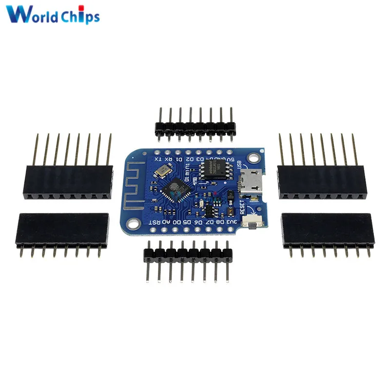 Для Wemos D1 Mini V3.0.0 wifi Интернет вещей макетная плата на основе ESP8266 CH340 CH340G для Arduino Nodemcu V2 micropyton