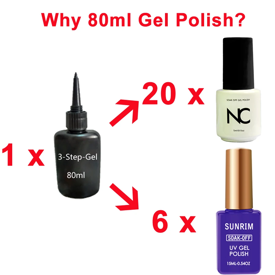 Blinkingel Праймеры для Цветной гель Лаки ногтей лак УФ желтый gellacke 80 мл акрил Краски