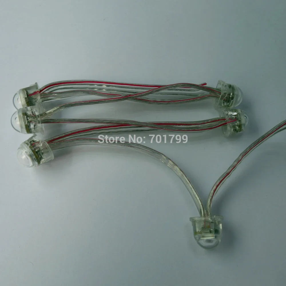 Addressable DC5V SK6812 WWA IP68 pixel node 12 мм отверстие заполнение эпоксидной смолой 50 шт. в нитке