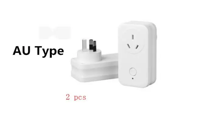 AU Standard 2 Pieces Умная розетка Timethinker, WiFi, умная розетка для Apple Homekit, Siri ALexa, приложение Google Home, AU, US, EU, UK, адаптер, 2 шт., WS2, разъем питания - Комплект: AU Standard 2 Pieces