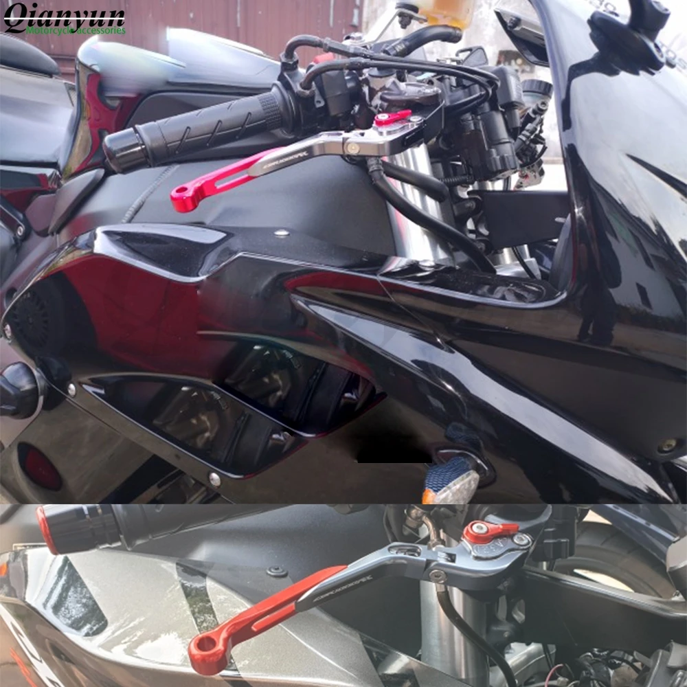 

Motorcycle Brake Clutch Levers cnc Adjustable Folding Brake Levers for KAWASAKI ZX10R 2016