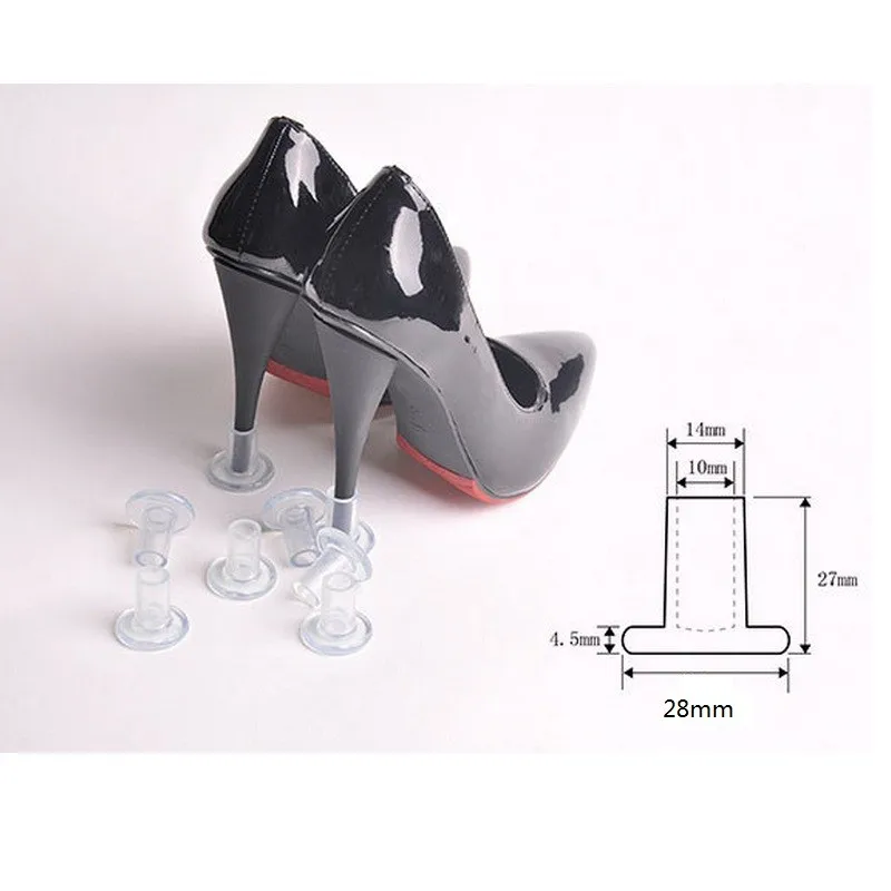 売る 100ペア/ロットスチレットヒールプロテクター結婚式草高heelers靴ヒールストッパーシリコーンプラスチックゲルヒールカバーcopri Tacco