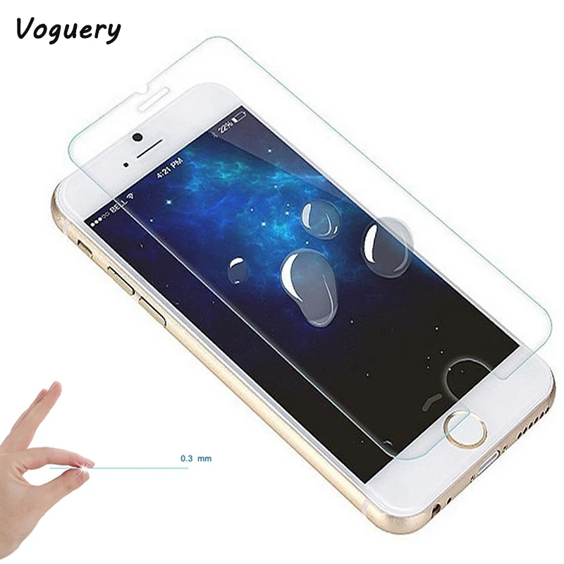 Voguery защитная пленка из закаленного стекла для iPhone 6 6s Plus 2.5D Edge 9H твердость HD