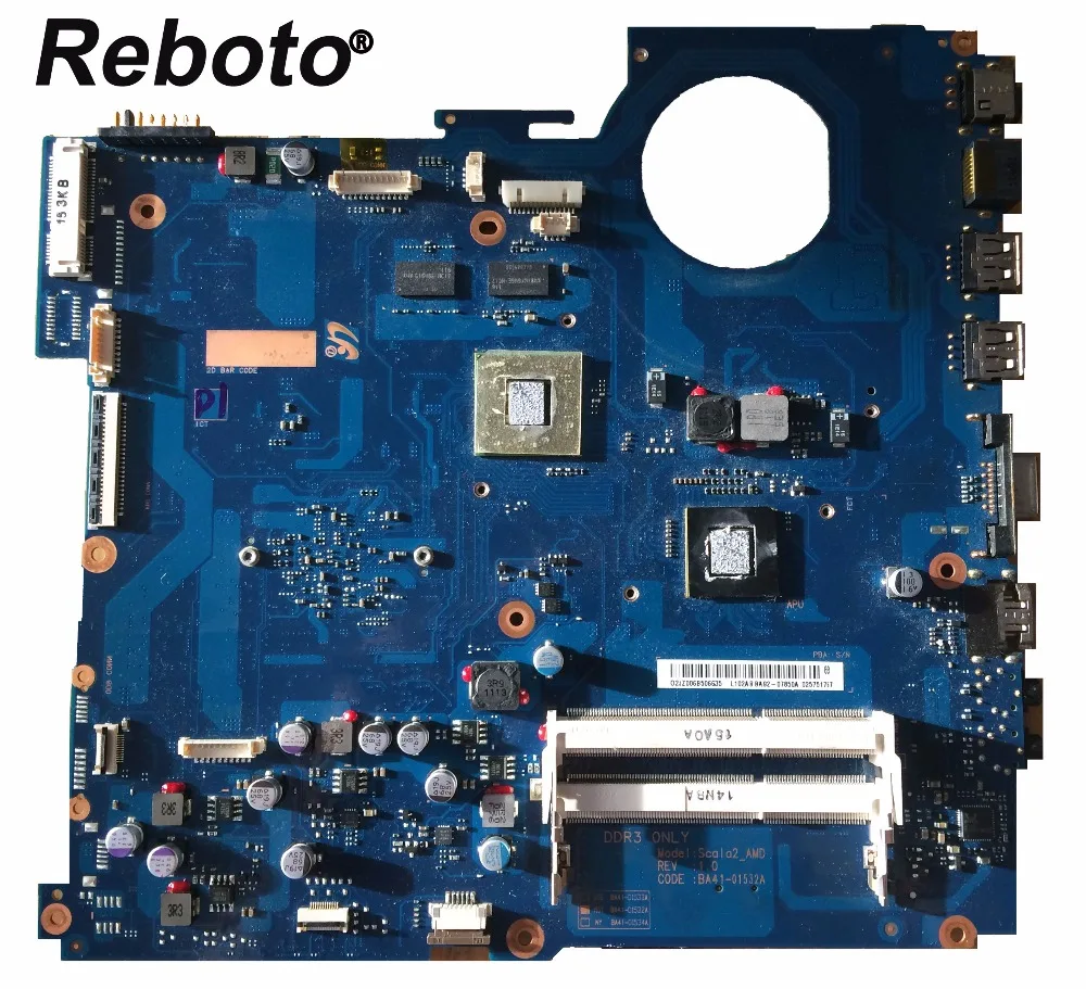 Reboto для samsung RV515 Материнская плата ноутбука BA41-01532A BA92-07850A BA92-07850B DDR3 материнская плата тестирование Быстрая