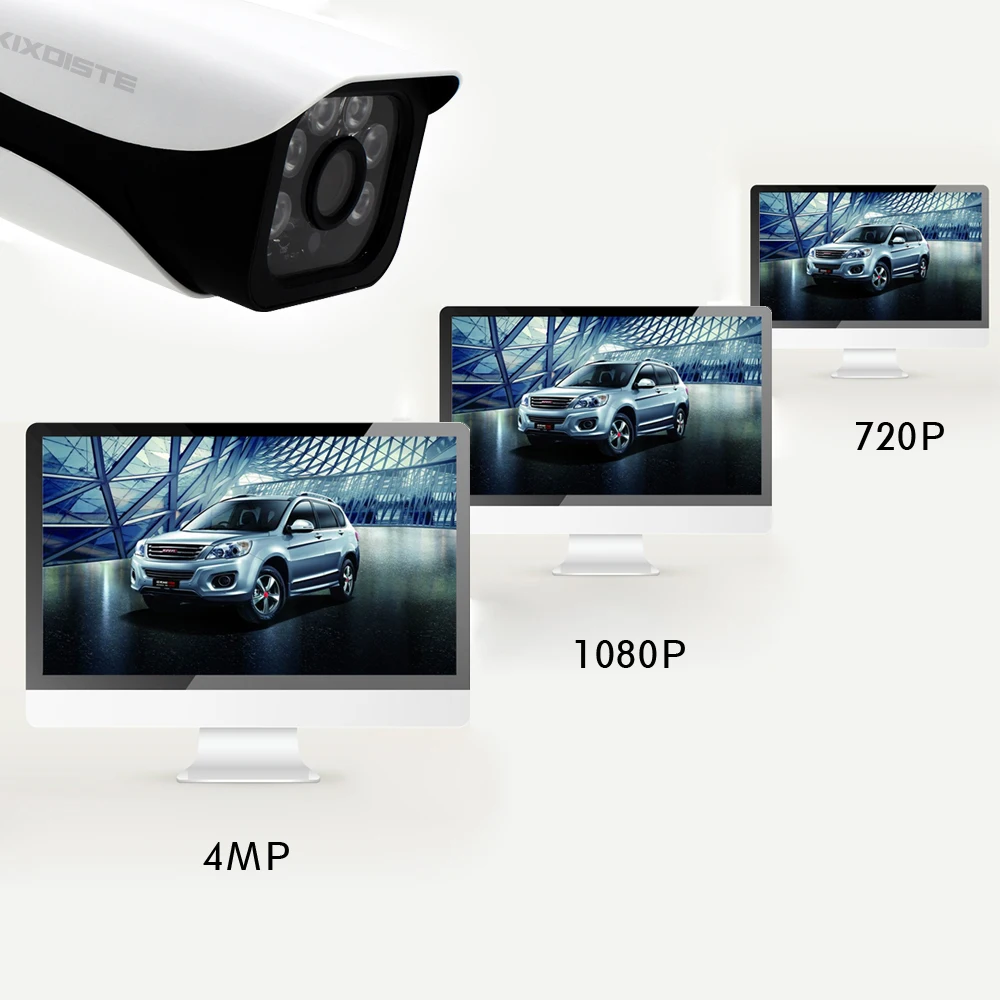 HKIXDISTE HD AHD 5MP DVR HD 2592P In/наружная система камер домашней безопасности 8CH CCTV видеонаблюдения DVR комплект AHD 4MP камера комплект