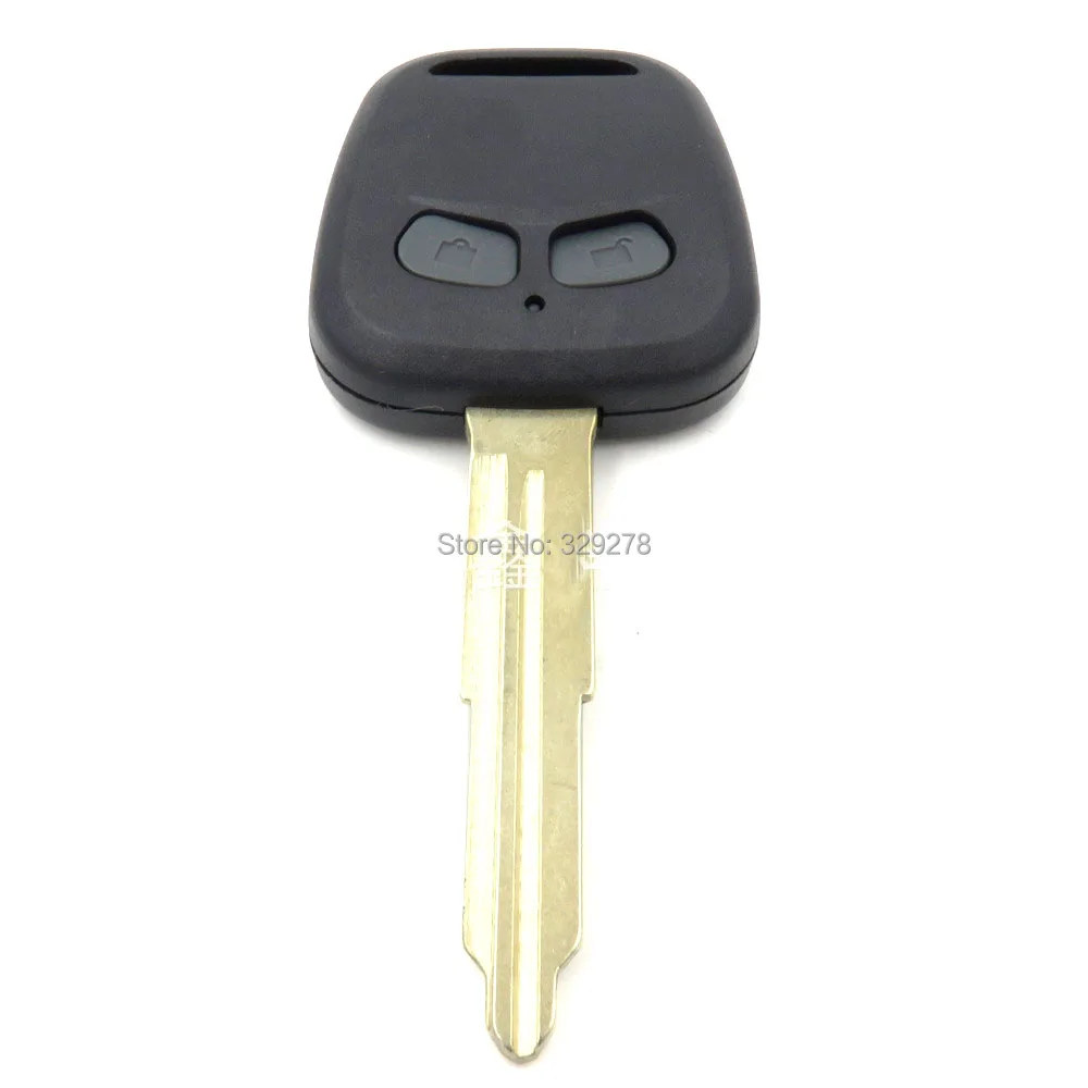 

10pcs/lot 2 buttons remote key shell with right blade for Mitsubishi