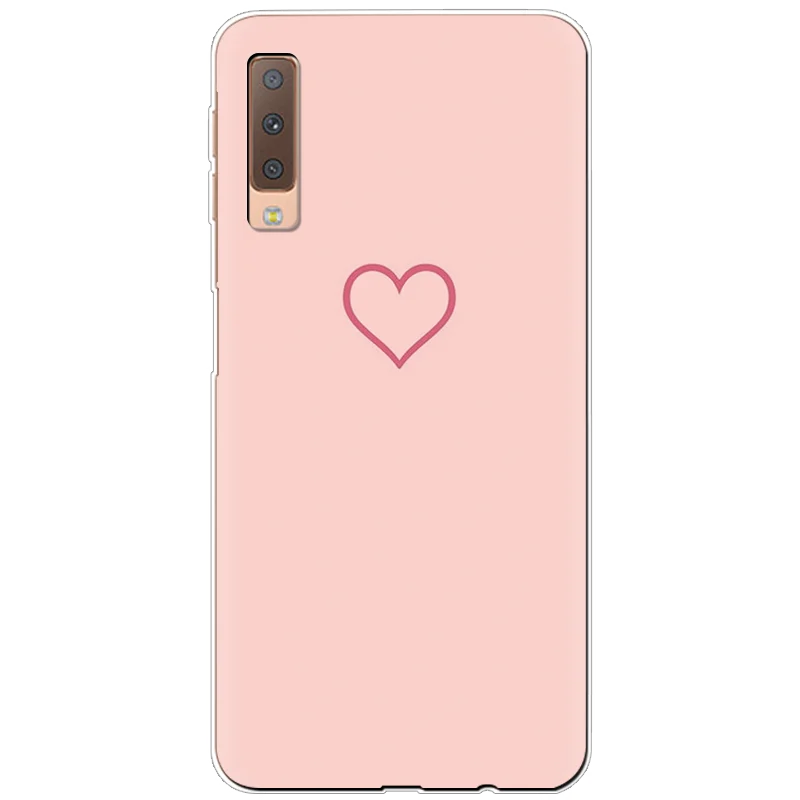 Милый чехол Love для samsung Galaxy A7 чехол задняя крышка 6," силиконовый цветной чехол для samsung A750 A750F чехол s Роскошные Чехлы