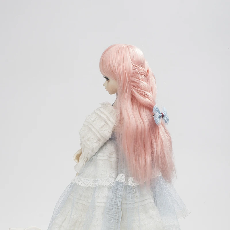 Парики Для шарнирных кукол длинные афро розовые волосы для 1/3 1/4 BJD/SD куклы Термостойкое волокно