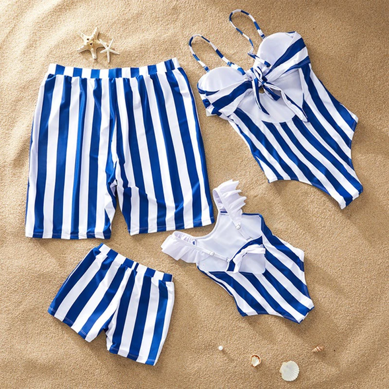 Семейный купальник одежда для мамы и дочки бикини семейный образ костюм купания