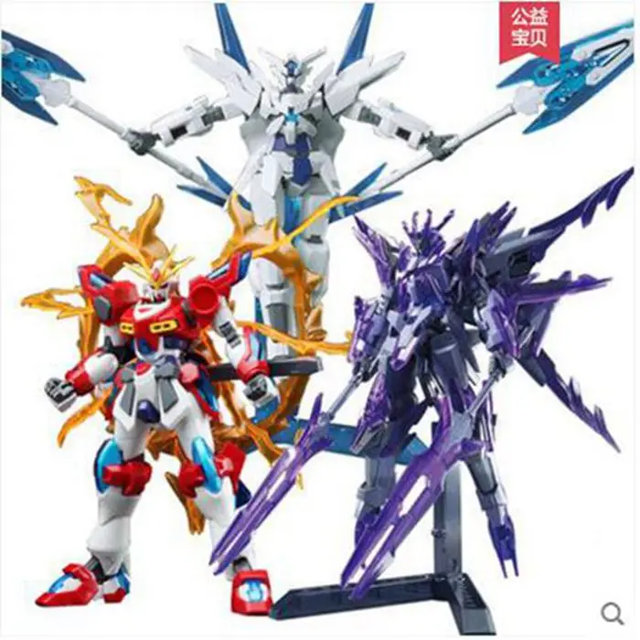 BANDAIHGBF 1/144 создатель WarTRYShenmu пламя 00Q Gundam ПВХ сборная фигурка для детей куклы игрушки Фигурки